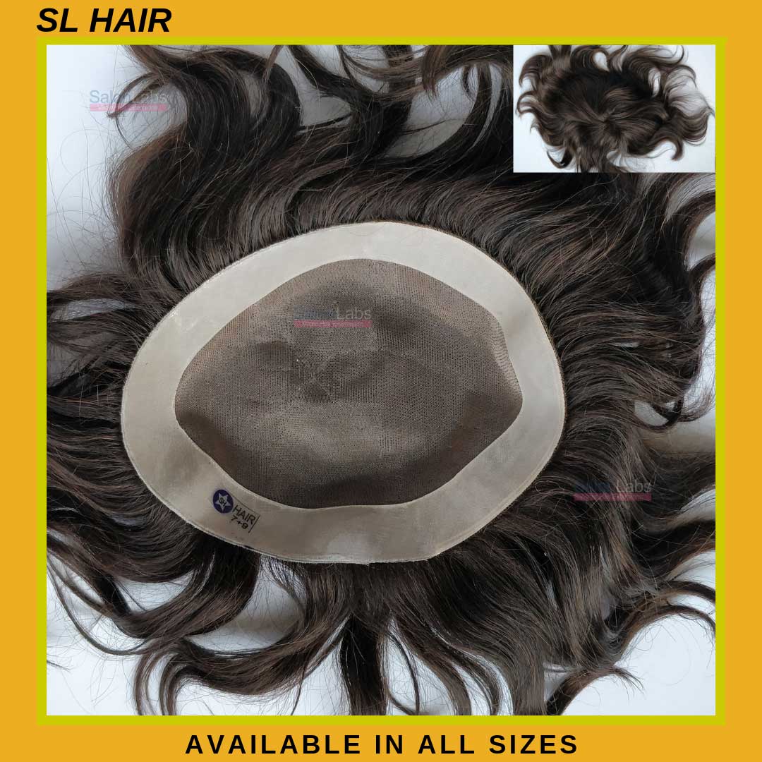 Mens Hair Patches | Manufacturers & Exporters | SalonLabs Virgin Hair  Extensions