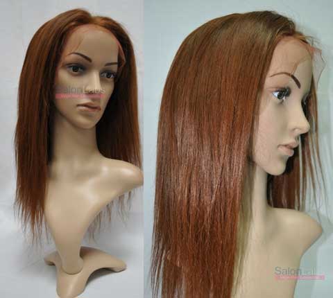 Full Lace Wigs Dark Auburn #033